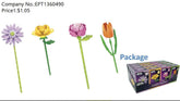 Display box building block flower (16PCS/box)